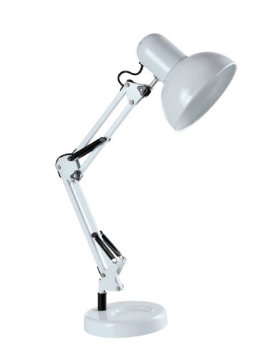 Светильник настольный на подставке Мелодия Света Е27 40Вт Белый фото Светильник настольный на подставке Мелодия Света Е27 40Вт Белый картинка